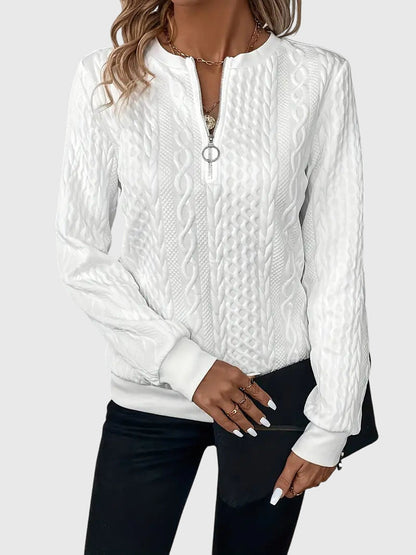 Nora | Sweater With Zipper