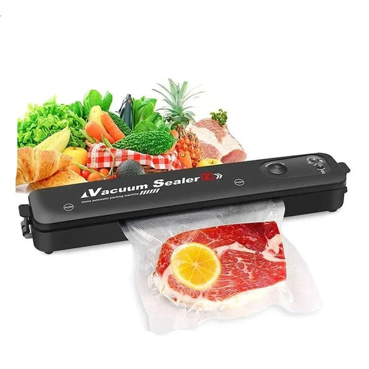 Vacuum sealer machine with vacuum bags for food storage