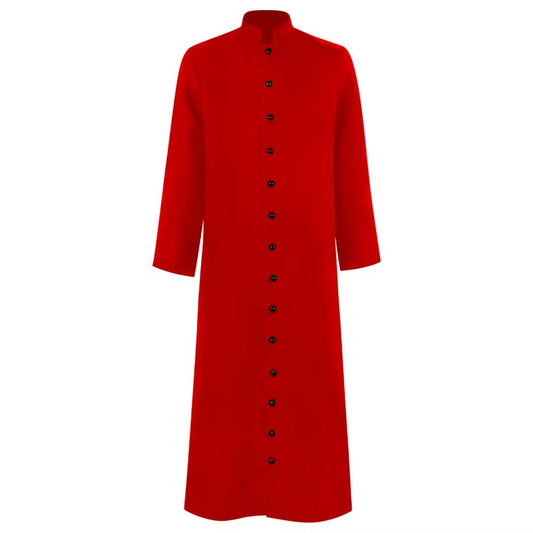 Floor-length hooded cloak costume