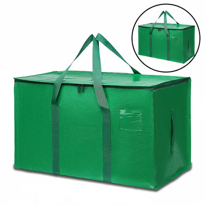 Storage Bags Heavy Duty Moving Tote Waterproof Zipper Organizer