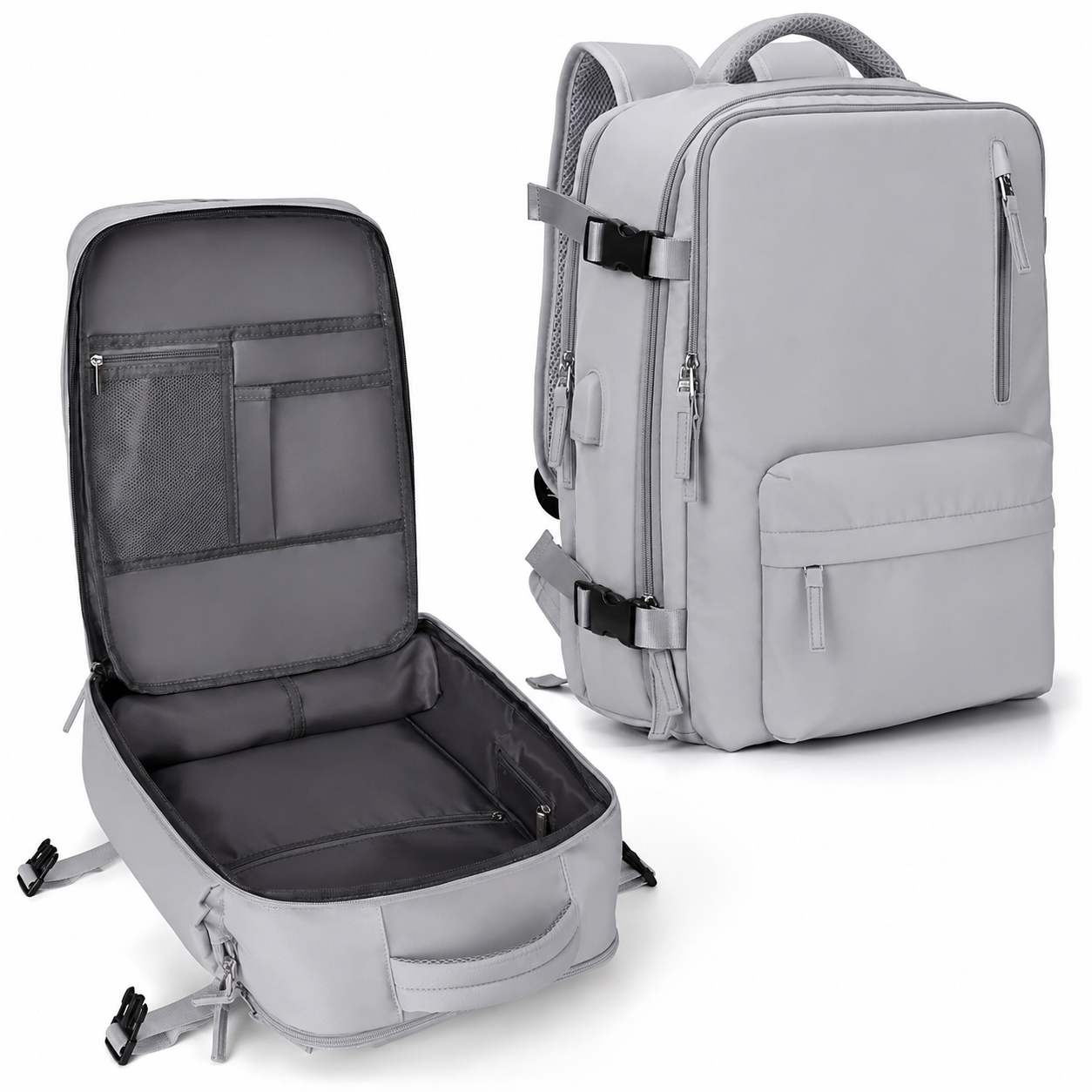 Travel Backpack Carry On Laptop Organizer Shoe Pocket