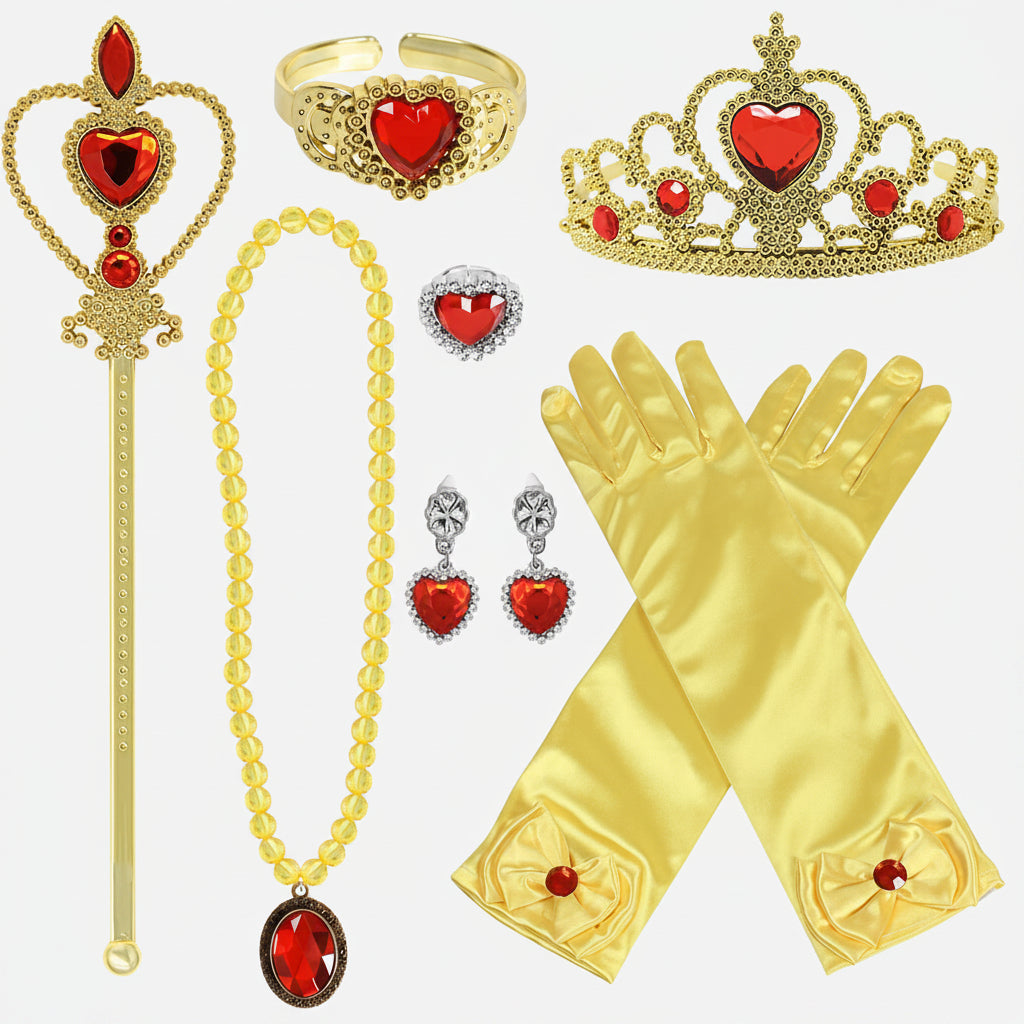 Kids costume jewellery necklace close-up