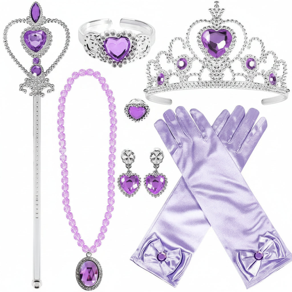 Princess costume earrings from the dress-up set
