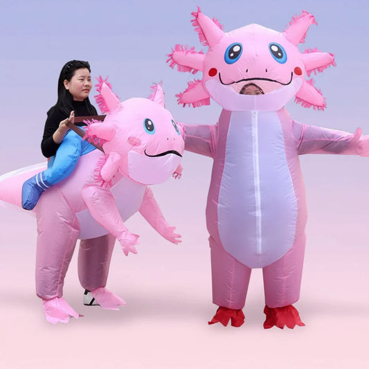 Adults inflatable cartoon salamander Halloween costume