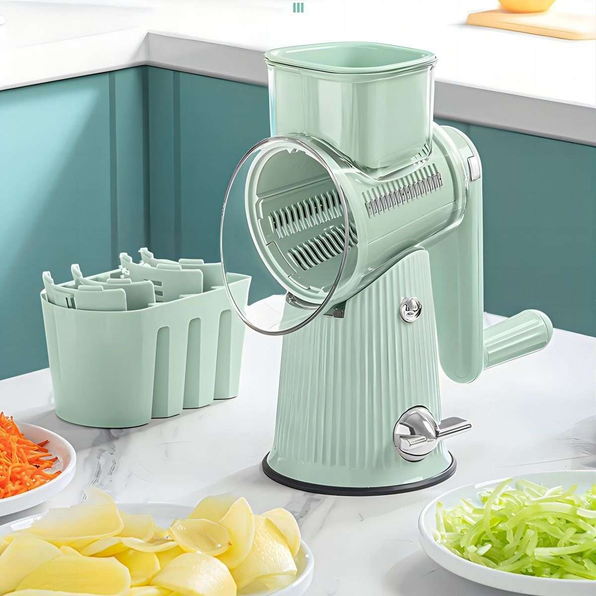 Multifunctional kitchen grater and chopper